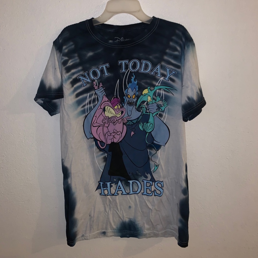 Disney Not Today Hades tie die tshirt